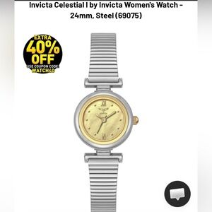 NIB Invicta Celestial I by Invicta Women's Watch - 24mm, Steel (69075)
